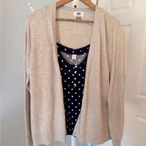 Old Navy Tank & Cardigan Set Size XL